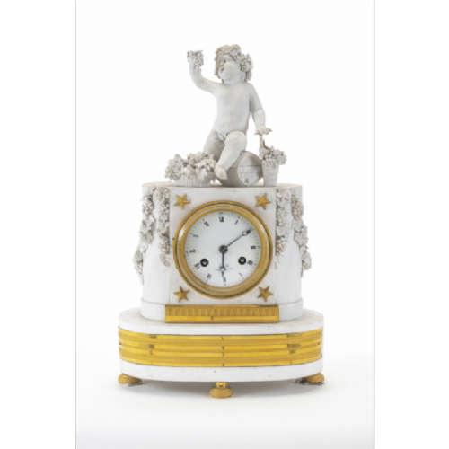  Orologio da appoggio francese in biscuit firmato Kinable presso Castignoli - Orologeria e gioielleria a Monza